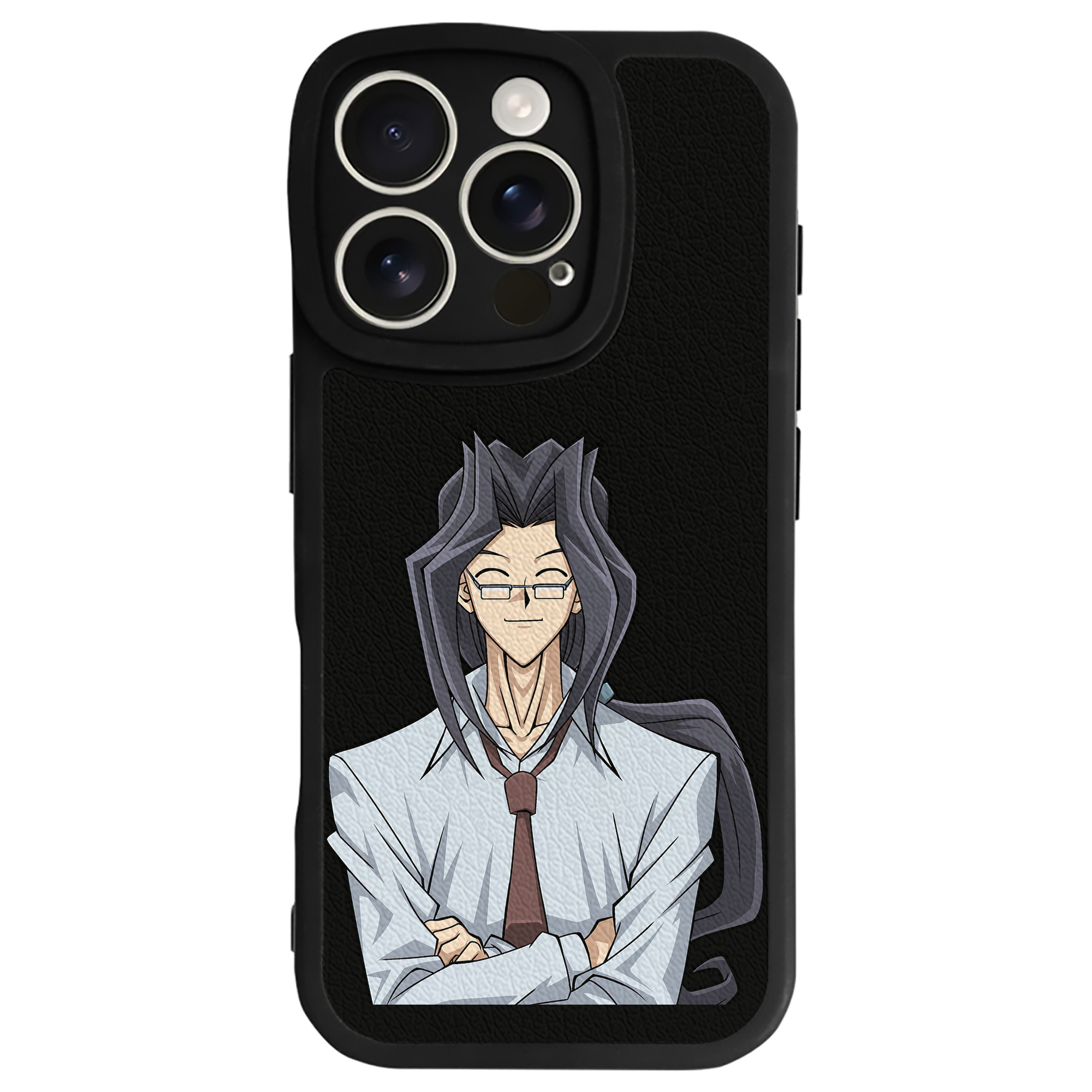 遊☆戯☆王 Yu-Gi-Oh! 【iPhone 16シリーズ対応】シリコンスマホケース（レザー調） 材質：シリコン